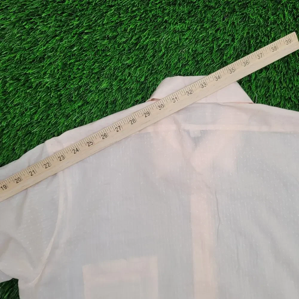 Vintage 70s Arrow Kirk Kent Button Shirt XL 24x30 Long-Tails - Picture 4 of 9